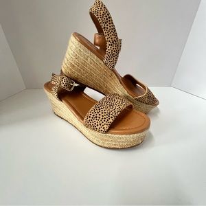 J. Crew Leopard Print Espadrille Size 7.5